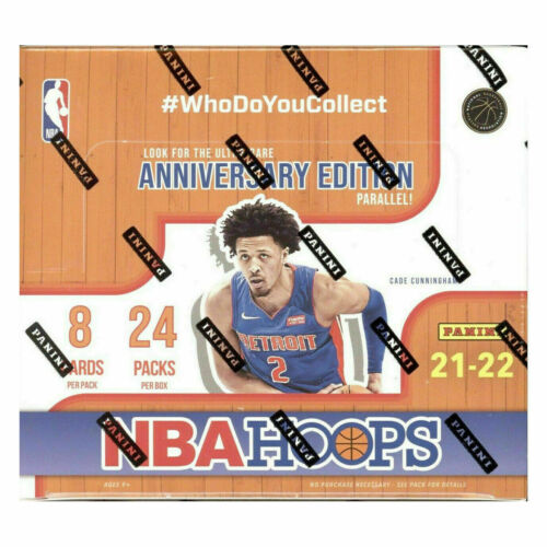 2021-22 NBA Hoops Basketball Retail Box